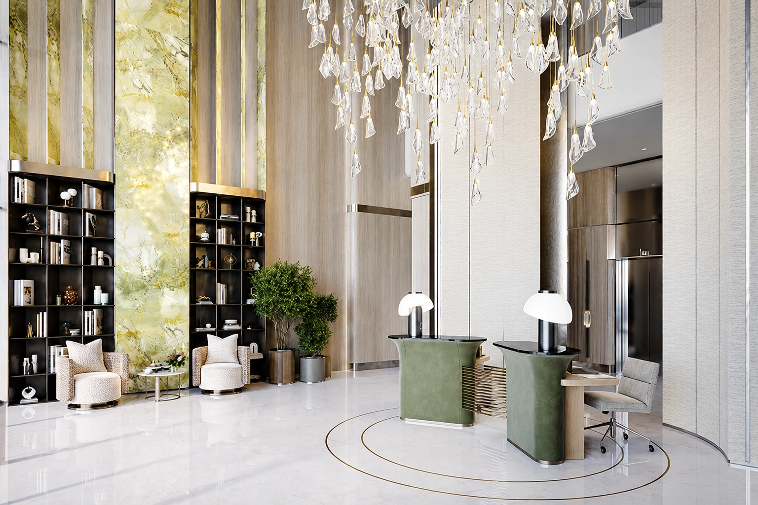Arlington Park 2 lobby reception
